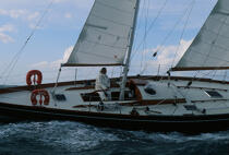 Pen-Duick II © Philip Plisson / Plisson La Trinité / AA16722 - Photo Galleries - Maxi-monohull Racing Yacht