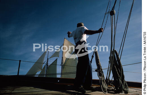 Pen-Duick - © Philip Plisson / Plisson La Trinité / AA16733 - Photo Galleries - Cutter