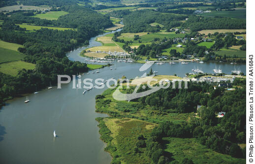 Foleux on Vilaine river. - © Philip Plisson / Plisson La Trinité / AA16843 - Photo Galleries - River [56]