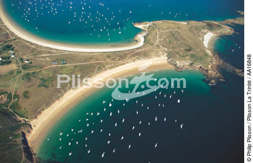 Beachs on Houat island. - © Philip Plisson / Plisson La Trinité / AA16848 - Photo Galleries - Houat