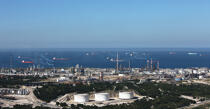 La raffinerie de Fos-sur-mer. © Guillaume Plisson / Plisson La Trinité / AA16938 - Nos reportages photos - Industrie pétrolière
