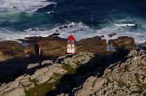 Cabo Seillero lighthouse © Philip Plisson / Plisson La Trinité / AA17010 - Photo Galleries - Galicia
