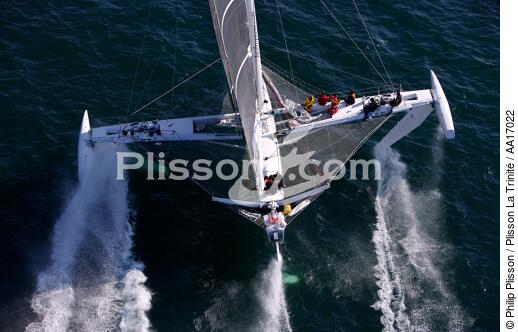 Hydroptère Aout 2007 - © Philip Plisson / Plisson La Trinité / AA17022 - Nos reportages photos - Hydroptère