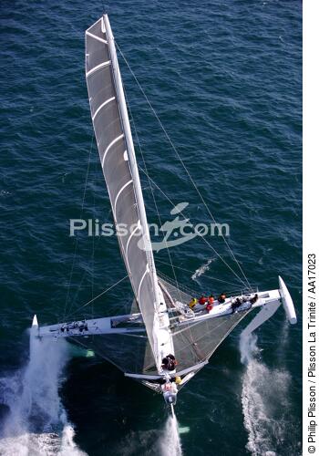 Hydroptère Aout 2007 - © Philip Plisson / Plisson La Trinité / AA17023 - Nos reportages photos - Trimaran de course