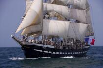 Belem © Philip Plisson / Plisson La Trinité / AA17079 - Photo Galleries - Tall ship / Sailing ship