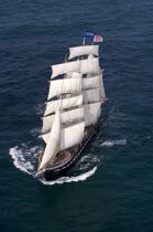 Belem © Philip Plisson / Plisson La Trinité / AA17080 - Photo Galleries - Tall ship / Sailing ship