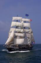 Belem © Philip Plisson / Plisson La Trinité / AA17082 - Photo Galleries - Tall ship / Sailing ship