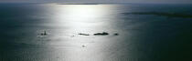 Contre jour sur le phare des Cardinaux. © Philip Plisson / Plisson La Trinité / AA17157 - Nos reportages photos - Phare [56]