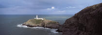 Le phare de South Stack. © Philip Plisson / Plisson La Trinité / AA17270 - Nos reportages photos - Phares Grande-Bretagne