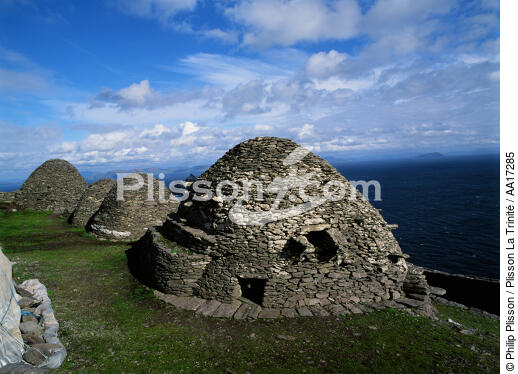 Skellig Michael in Ireland. - © Philip Plisson / Plisson La Trinité / AA17285 - Photo Galleries - Skellig Michael