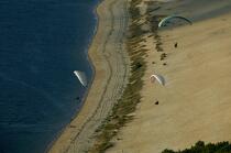 La Dune du Pilat. © Philip Plisson / Plisson La Trinité / AA17350 - Nos reportages photos - Sport non nautique