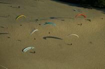 La Dune du Pilat. © Philip Plisson / Plisson La Trinité / AA17351 - Nos reportages photos - Sport non nautique