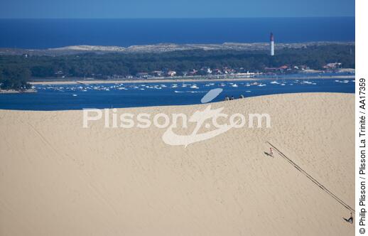 Dune du Pilat - © Philip Plisson / Plisson La Trinité / AA17359 - Nos reportages photos - Dune