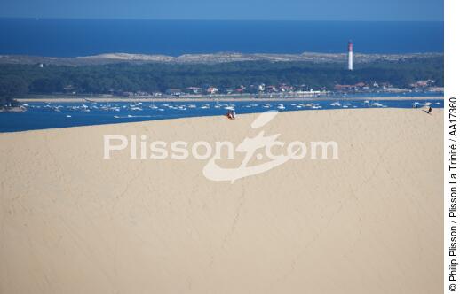 Dune du Pilat - © Philip Plisson / Plisson La Trinité / AA17360 - Nos reportages photos - Arcachon [Bassin d']