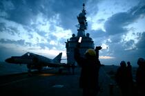 Aboard the aircraft carrier Charles de Gaulle © Philip Plisson / Pêcheur d’Images / AA17395 - Photo Galleries - The Navy