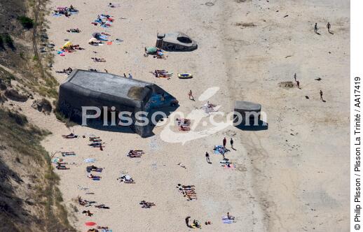 Plage sur île de Ré - © Philip Plisson / Plisson La Trinité / AA17419 - Nos reportages photos - Plage