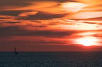 Lever de Soleil en méditeranée © Philip Plisson / Plisson La Trinité / AA17424 - Nos reportages photos - Astre