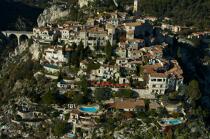 Eze village © Philip Plisson / Plisson La Trinité / AA17437 - Nos reportages photos - Provence Alpes Côte-d'Azur