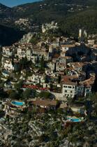 Eze village © Philip Plisson / Plisson La Trinité / AA17438 - Nos reportages photos - Provence Alpes Côte-d'Azur