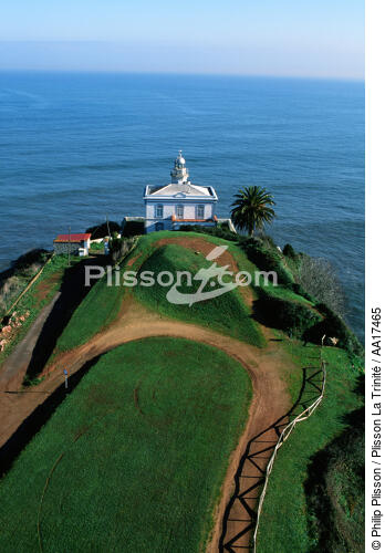 The lighthouse of Candas - © Philip Plisson / Plisson La Trinité / AA17465 - Photo Galleries - Asturias [The]