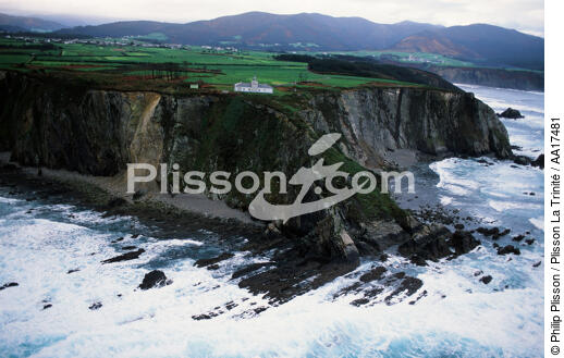 The lighthouse of Cudillero - © Philip Plisson / Plisson La Trinité / AA17481 - Photo Galleries - Asturias [The]