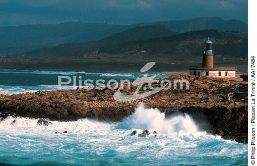 The lighthouse of Corrubedo - © Philip Plisson / Plisson La Trinité / AA17484 - Photo Galleries - Galicia