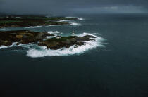 The lighthouse of Isla Pancha © Philip Plisson / Plisson La Trinité / AA17508 - Photo Galleries - Galicia