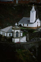 The lighthouse of Luarca © Philip Plisson / Plisson La Trinité / AA17520 - Photo Galleries - Asturias [The]