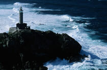 Lighthouse of Nariga, Galicia, Spain © Philip Plisson / Plisson La Trinité / AA17539 - Photo Galleries - Galicia