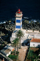 Lighthouse of Santa Marta,, Estremadure, Portugal © Philip Plisson / Plisson La Trinité / AA17585 - Photo Galleries - Lighthouse [Por]