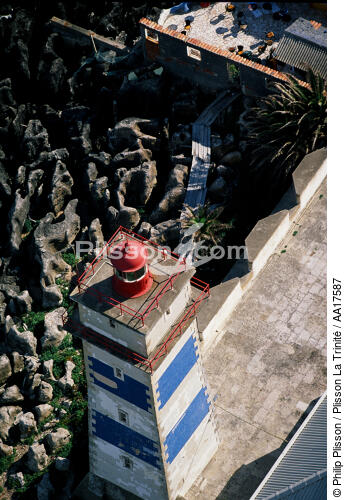 Phare de Santa Marta, Estremadure, Portugal - © Philip Plisson / Plisson La Trinité / AA17587 - Nos reportages photos - Phares Portugal