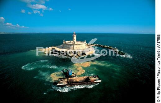 Lighthouse of Bugio,, Estremadure, Portugal - © Philip Plisson / Plisson La Trinité / AA17588 - Photo Galleries - Portugal