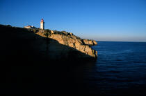 Lighthouse of Alfanzina, Algarve, Portugal © Philip Plisson / Plisson La Trinité / AA17602 - Photo Galleries - Portugal
