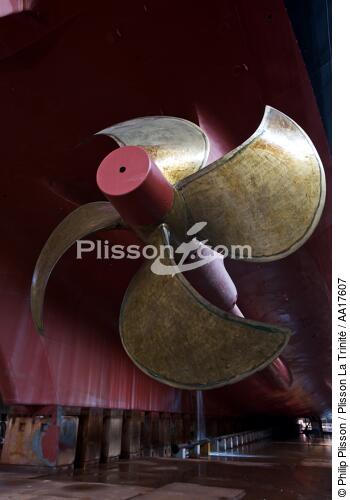 Aircraft carrier Charles de Gaulle propeller - © Philip Plisson / Plisson La Trinité / AA17607 - Photo Galleries - Propeller