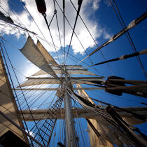 The Belem. © Philip Plisson / Plisson La Trinité / AA17638 - Photo Galleries - Three-masted ship