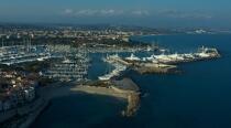 The port of Antibes. © Philip Plisson / Plisson La Trinité / AA17647 - Photo Galleries - Provence Alpes Côte-d'Azur