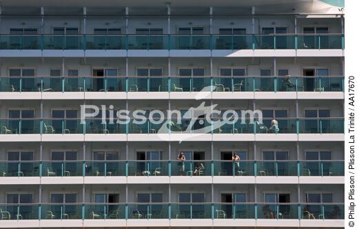 On board the cruise ship Navigator of the Seas - © Philip Plisson / Plisson La Trinité / AA17670 - Photo Galleries - Details