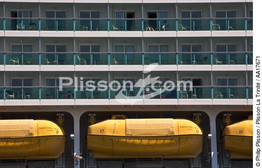 On board the cruise ship Navigator of the Seas - © Philip Plisson / Plisson La Trinité / AA17671 - Photo Galleries - Details