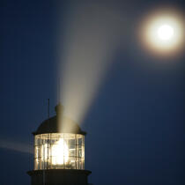 Carteret lighthouse. © Philip Plisson / Plisson La Trinité / AA17702 - Photo Galleries - Sea decoration
