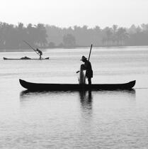 Pêche à Cochin en Inde. © Philip Plisson / Plisson La Trinité / AA17734 - Nos reportages photos - Format carré