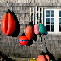 Fishing shack at St Andrews. © Philip Plisson / Plisson La Trinité / AA17763 - Photo Galleries - New Brunswick