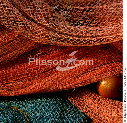 Net fishing. - © Philip Plisson / Plisson La Trinité / AA17784 - Photo Galleries - Sea decoration