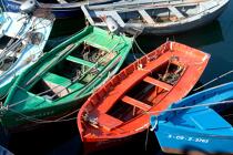 Dans le port de Vigo © Philip Plisson / Plisson La Trinité / AA17907 - Nos reportages photos - Bateau à rames