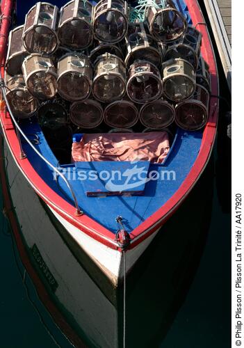 In Coruna harbour - © Philip Plisson / Plisson La Trinité / AA17920 - Photo Galleries - Fishing equipment