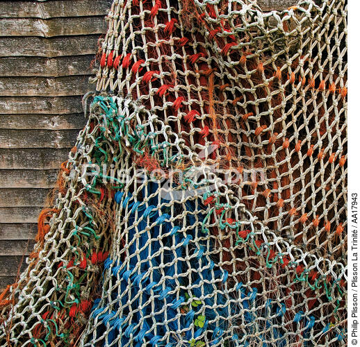 Table fishing. - © Philip Plisson / Plisson La Trinité / AA17943 - Photo Galleries - Sea decoration