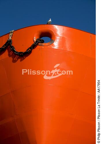 Port de Vigo - © Philip Plisson / Plisson La Trinité / AA17954 - Nos reportages photos - Elément d'un bateau