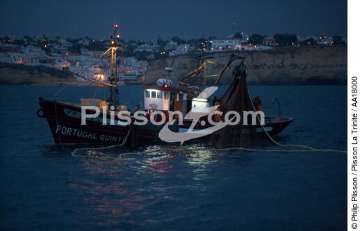 Sardine fishing on the Algavre coast - © Philip Plisson / Plisson La Trinité / AA18000 - Photo Galleries - Fishing nets