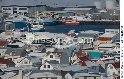 Les îles Westman en Islande. - © Philip Plisson / Plisson La Trinité / AA18238 - Nos reportages photos - Neige