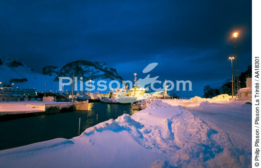 Westman islands in Iceland. - © Philip Plisson / Plisson La Trinité / AA18301 - Photo Galleries - Snow