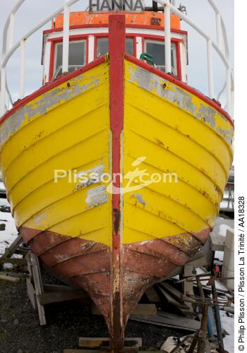 Stem - © Philip Plisson / Plisson La Trinité / AA18328 - Photo Galleries - Elements of boat